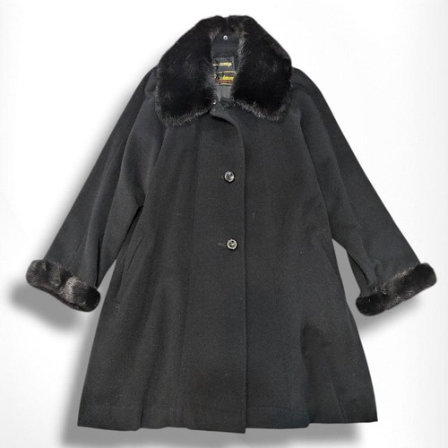 Cappotto lungo cashmere nero