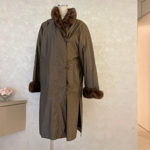 Cappotto lungo visone frères - lungo,
