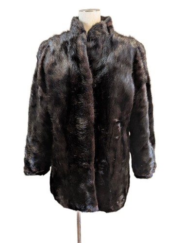 Cappotto pelliccia visone saga - visone,